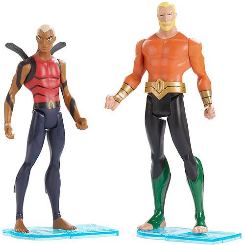 DC Universe Young Justice Aquaman & Aqualad: Heroes of the Deep - Mattel (DC Universe™ Young Justice) action figure collectible [Barcode 746775034412] - Main Image 2
