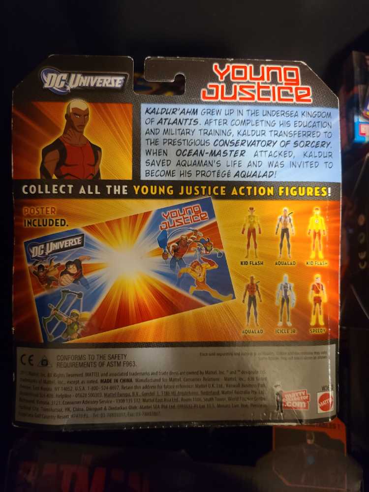 Aqualad - Mattel (dc universe young justice) action figure collectible [Barcode 746775050061] - Main Image 2