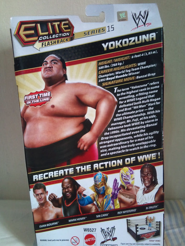 Yokozuna - Mattel Wwe (WWE Elite Collection 15) action figure collectible [Barcode 746775067144] - Main Image 4