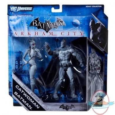 Batman & Catwoman (Grey) - Mattel (Batman Arkham City Legacy Edition) action figure collectible [Barcode 746775072148] - Main Image 2