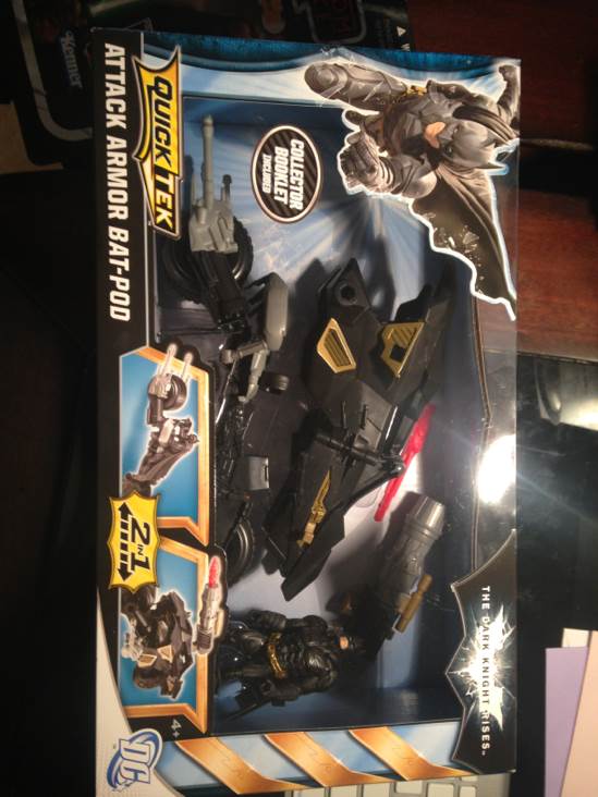 Batman Dark Knight Rises Attack Armor Bat-Pod  action figure collectible [Barcode 746775072933] - Main Image 2