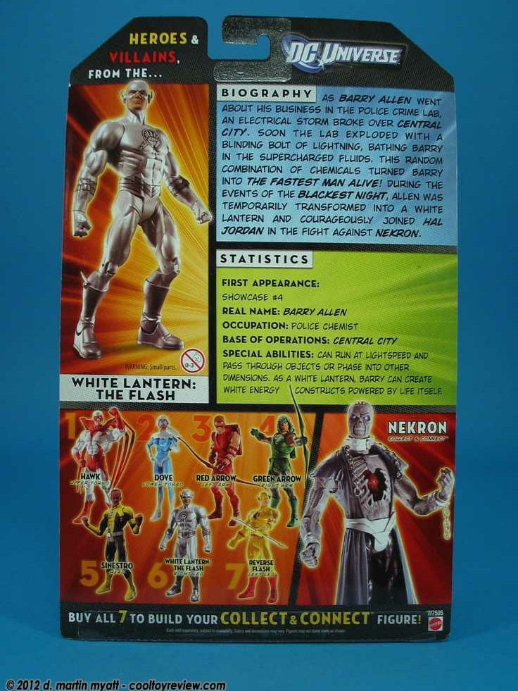 DC Universe Classics Wave 20 Nekron - Flash (White Lantern) - Mattel (DC Universe Classics) action figure collectible [Barcode 746775074548] - Main Image 4