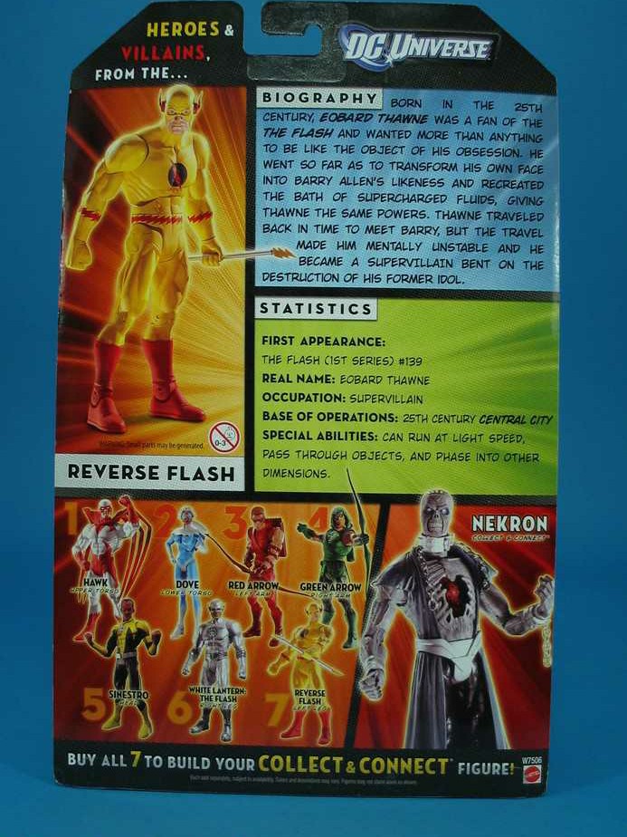 DC Universe Classics: Reverse Flash Action Figure - Mattel (DC Comics) action figure collectible [Barcode 746775074555] - Main Image 4