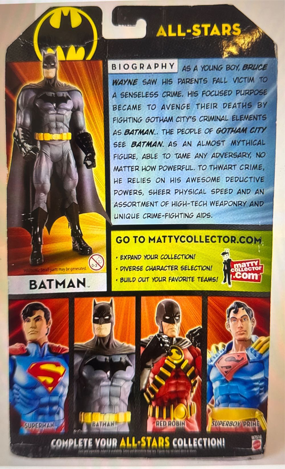 DCUC All-Stars Batman - DC Comics (DC Universe) action figure collectible [Barcode 746775074654] - Main Image 2