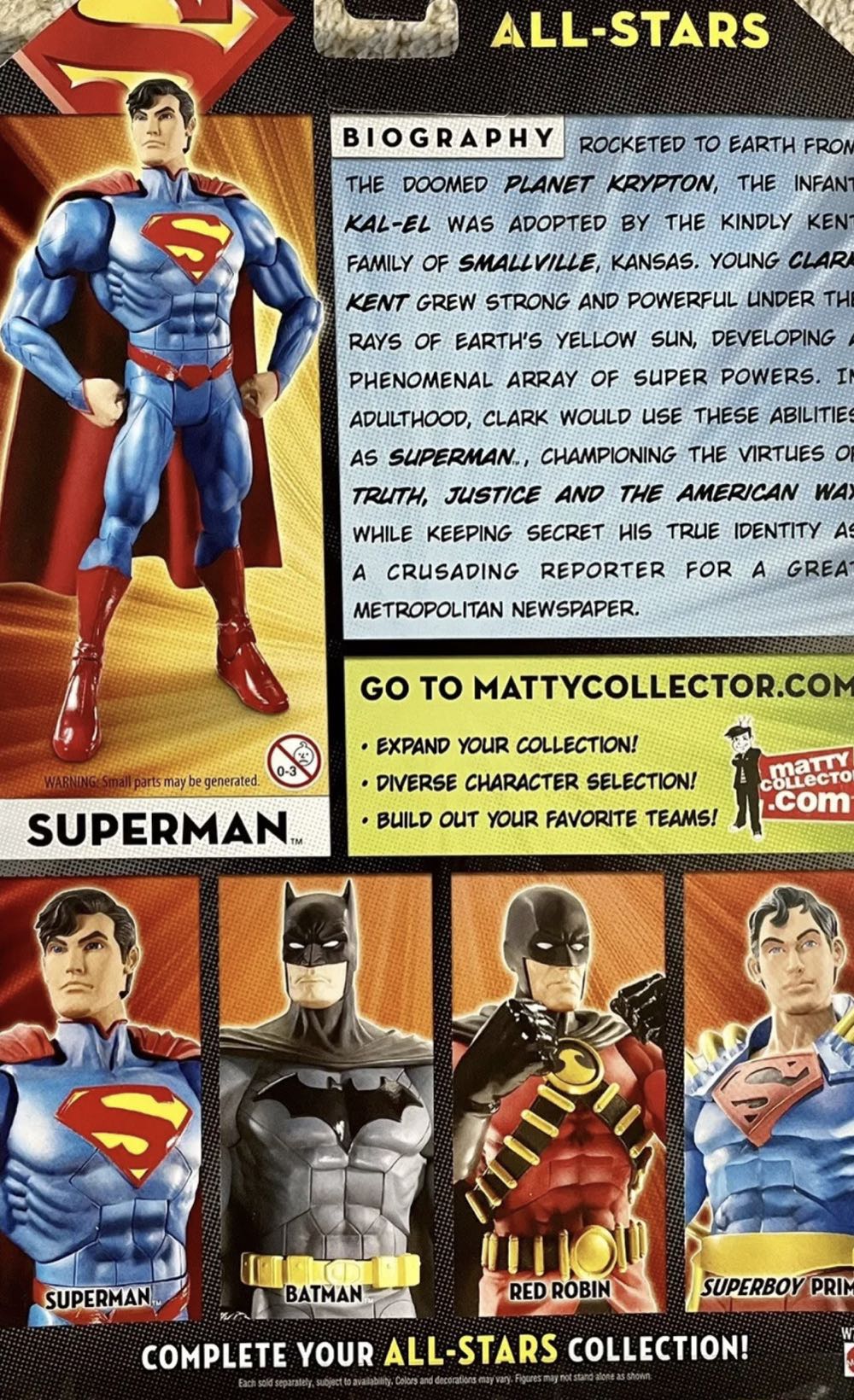 Superman™ - Matty Collector (DC Universe™ Classics: All-Stars) action figure collectible [Barcode 746775074661] - Main Image 2