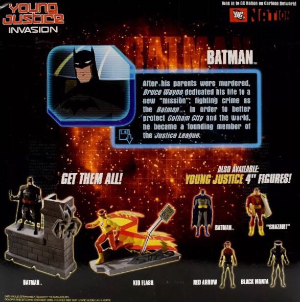 Batman (Young Justice) - DC Mattel (Young Justice Invasion) action figure collectible [Barcode 746775075811] - Main Image 2