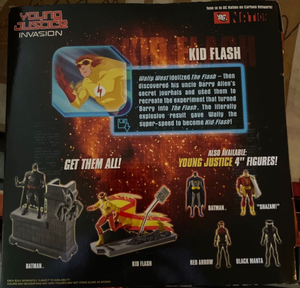Kid Flash•Young Justice - DC Mattel (Young Justice) action figure collectible [Barcode 746775075828] - Main Image 2