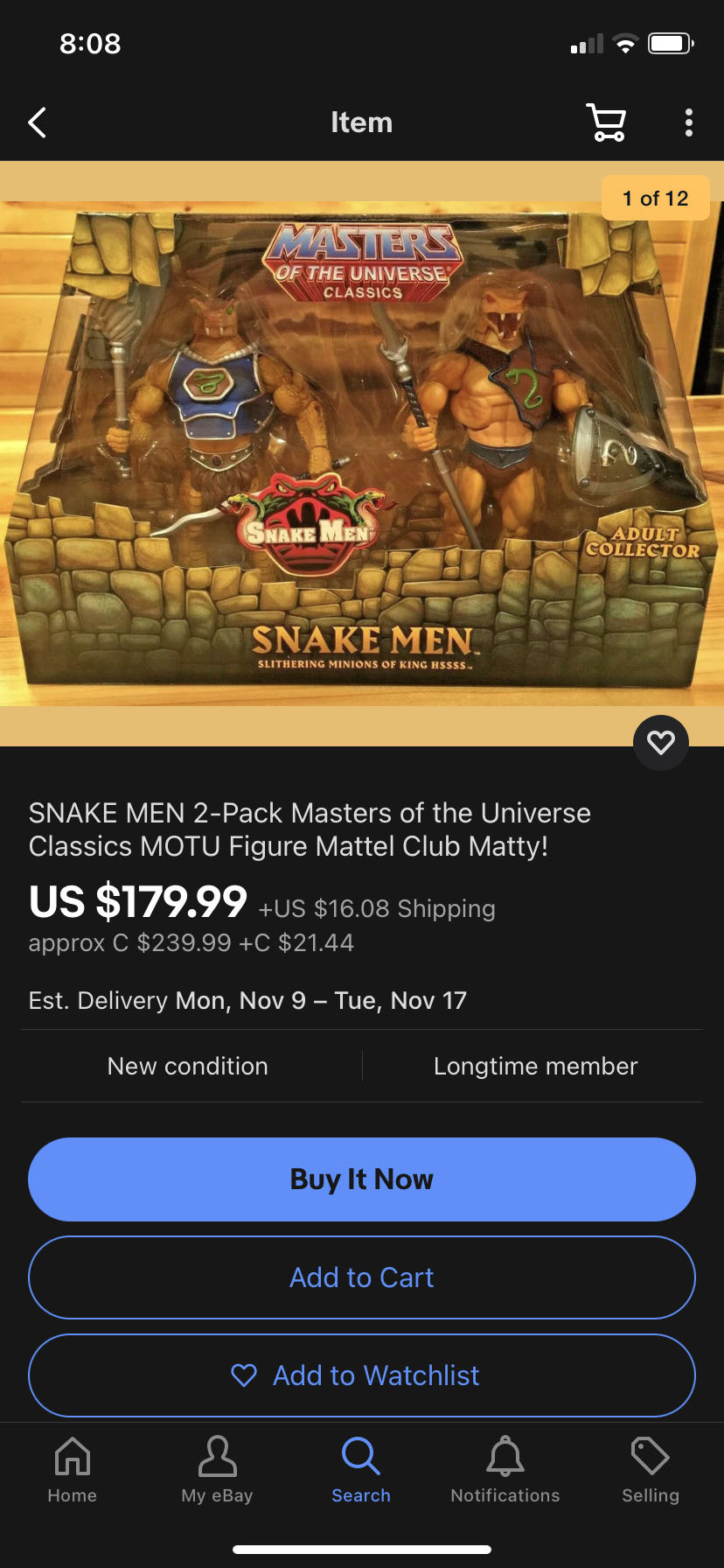 Masters Of The Universe Classics - Snake Men (Snake Men) - Mattel (Masters Of The Universe Classics) action figure collectible [Barcode 746775086176] - Main Image 3