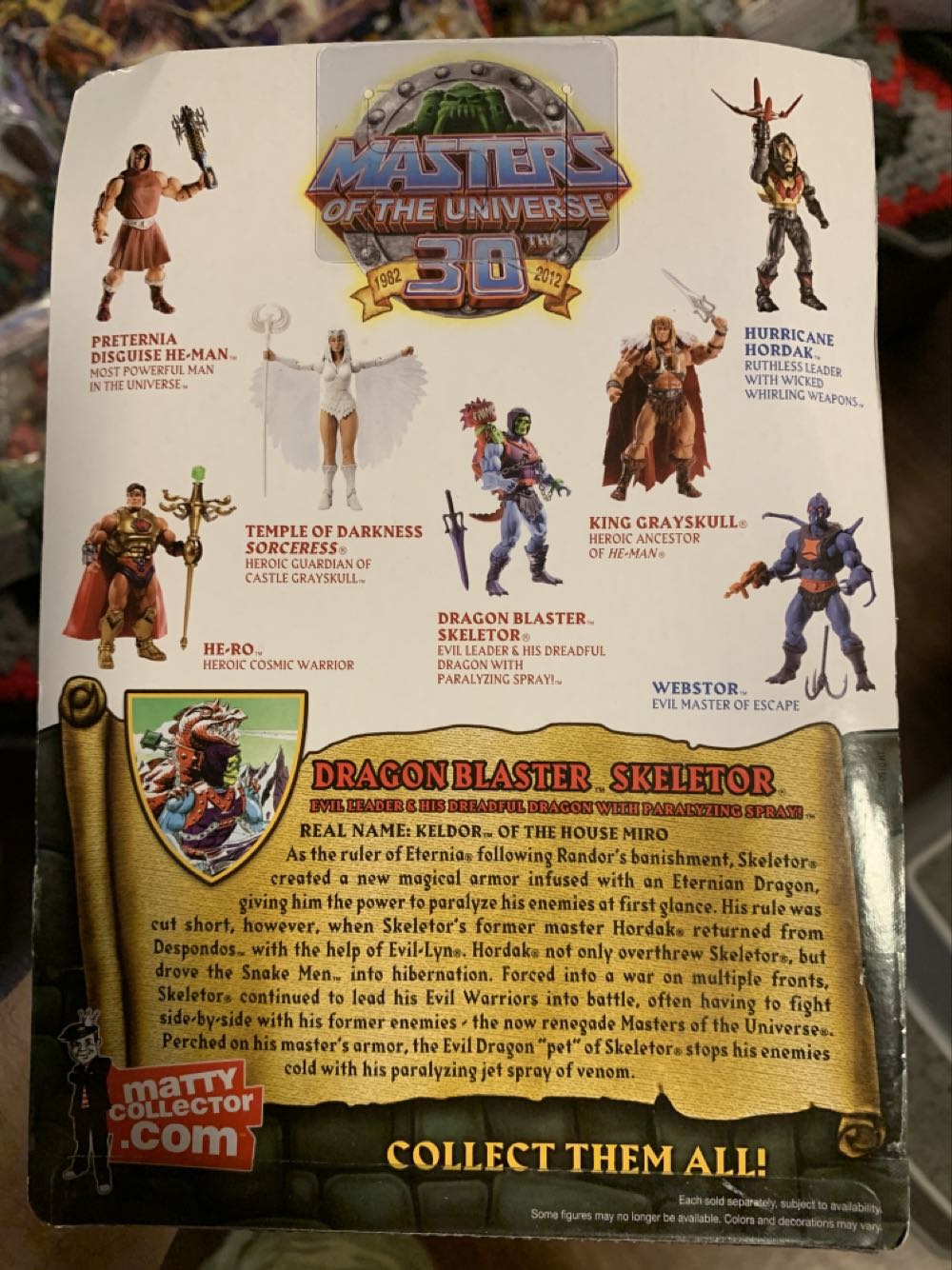 Dragon Blaster Skeletor  - Mattel (Masters Of The Universe Classics) action figure collectible [Barcode 746775086244] - Main Image 4