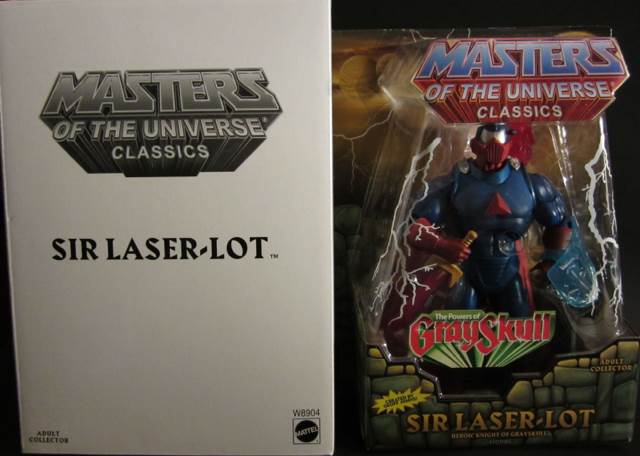 MOTUC Sir Laser-Lot - Matty Collector (MOTU) (Masters Of The Universe Classics) action figure collectible [Barcode 746775086282] - Main Image 2