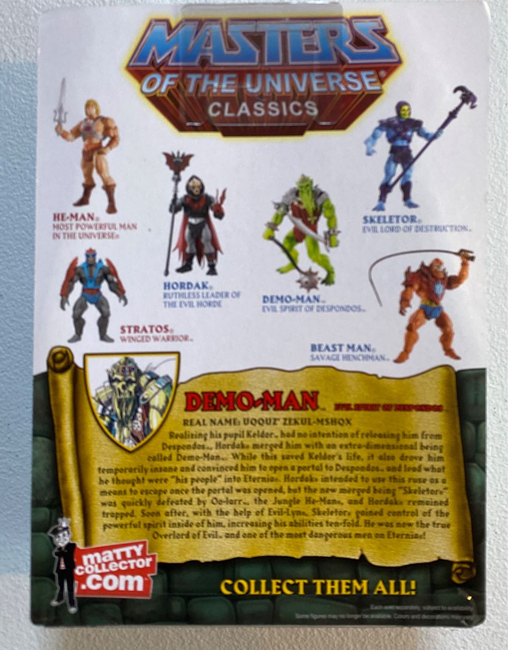 Masters Of The Universe Classics - Demo-Man - Mattel (Masters Of The Universe Classics) action figure collectible [Barcode 746775086428] - Main Image 3