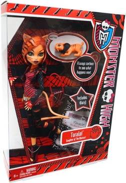 Monster High Series 2 Action Figure Doll Toralei (Includes Doll Stand & Diary) - Mattel (Monster High) action figure collectible [Barcode 746775088033] - Main Image 1