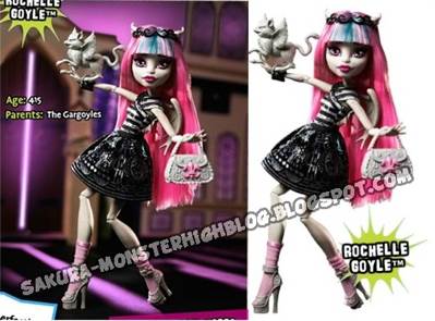 Monster High Rochelle Goyle In Box +6 Yrs Up - Mattel (Monster High) action figure collectible [Barcode 746775126360] - Main Image 2