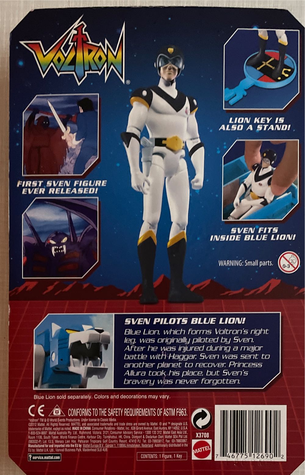 Voltron Defender of the Universe Sven - Mattel (Voltron Defender of the Universe) action figure collectible [Barcode 746775126902] - Main Image 4