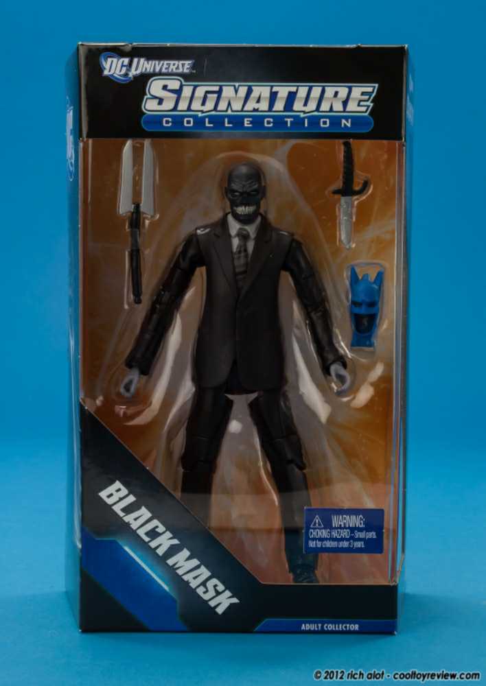 Black Mask DC Classics - Mattel (DC Universe Signature Collection) action figure collectible [Barcode 746775154820] - Main Image 3