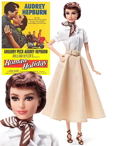 Barbie Audrey Hepburn In Rome Holiday  - Mattel (Barbie Dolls) action figure collectible [Barcode 746775170356] - Main Image 1