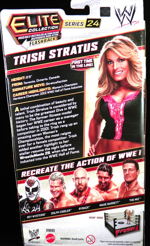 Trish Stratus - Mattel Wwe (WWE Elite Collection 24) action figure collectible [Barcode 746775181994] - Main Image 4
