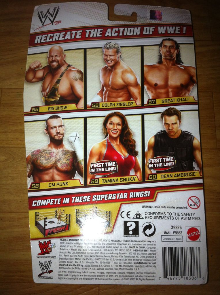 Tamina Snuka - Mattel (WWE Superstar Basic) action figure collectible [Barcode 746775183066] - Main Image 2