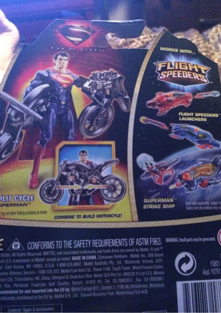 Man Of Steel: Concrete Crusher Superman  - Mattel (Superman: Man of Steel: 4”) action figure collectible [Barcode 746775188856] - Main Image 2