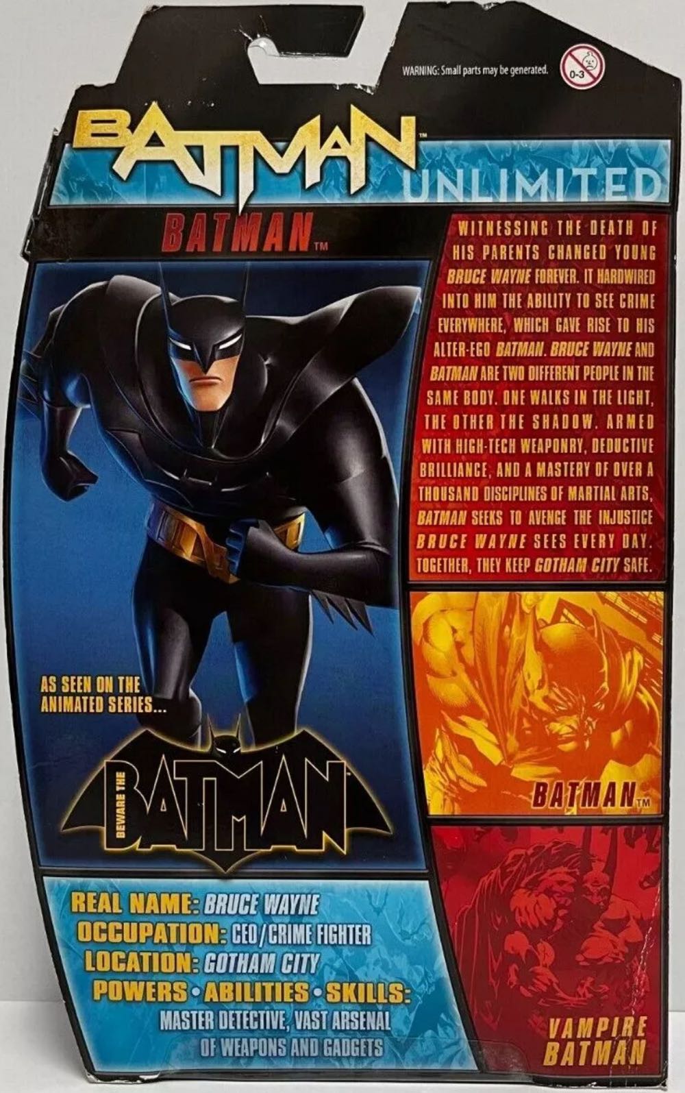 Batman Unlimited Batman ( Beware The Bat )  - Mattel (Batman Unlimited) action figure collectible [Barcode 746775206352] - Main Image 3