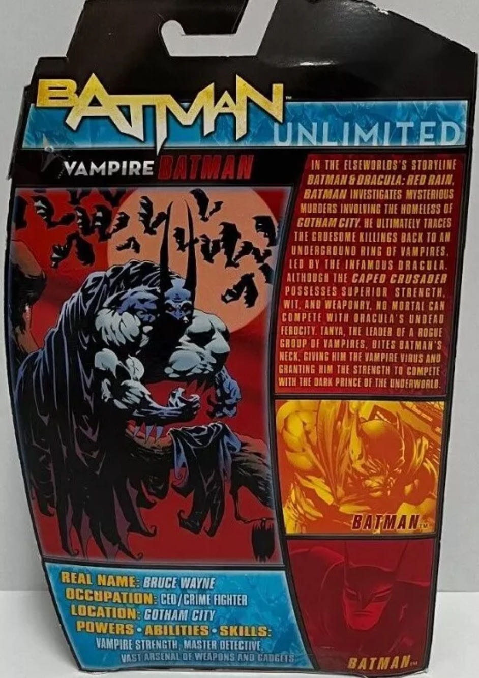 Vampire Batman - Mattel (Batman Unlimited) action figure collectible [Barcode 746775206437] - Main Image 3
