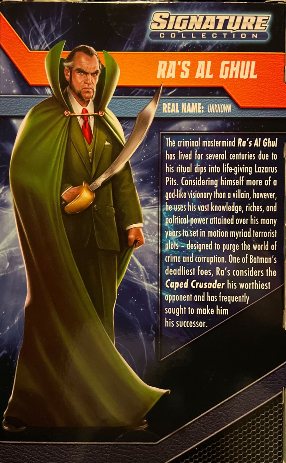 DC Signature Collection Ra’s Al Ghul - Mattel (DC Signature Collection) action figure collectible [Barcode 746775206581] - Main Image 2