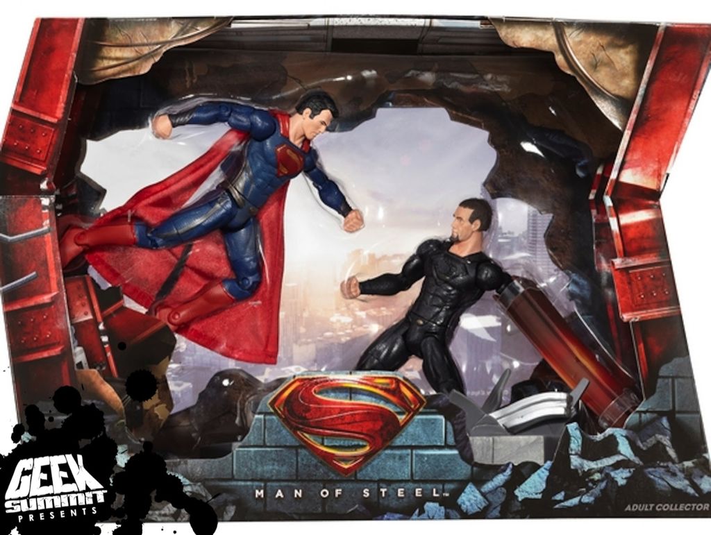 Man of Steel Movie Masters 2013 SDCC San Diego Comic-Con Deluxe Action - Mattel (Man Of Steel) action figure collectible [Barcode 746775206895] - Main Image 2