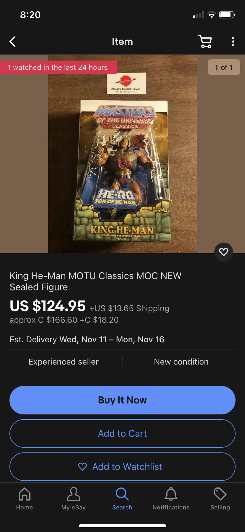 King He-Man - Mattel (Masters Of The Universe Classics) action figure collectible [Barcode 746775207038] - Main Image 3