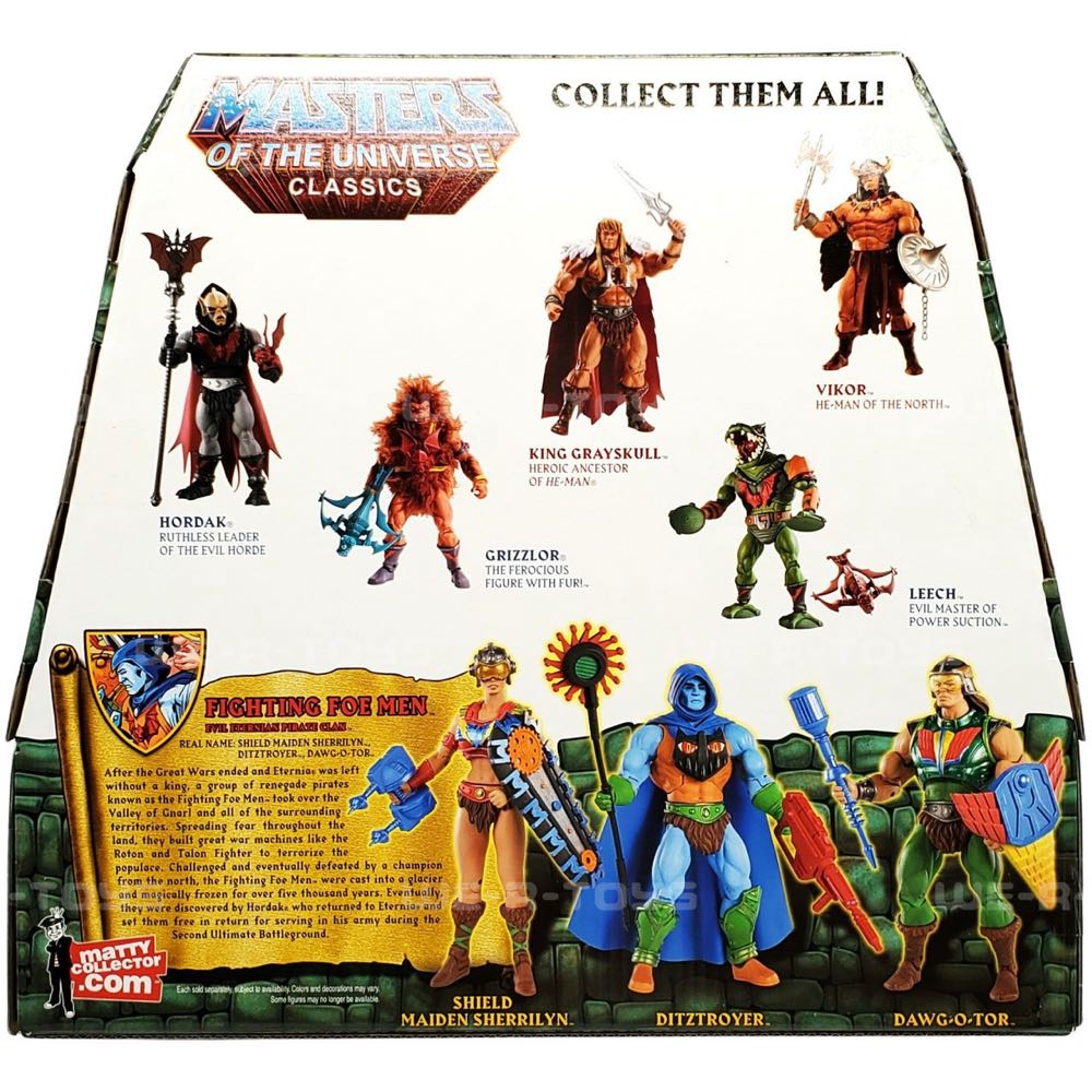 Masters Of The Universe Classics - Fighting Foe Men - Matty Collector (MOTU) (Masters Of The Universe Classics) action figure collectible [Barcode 746775207120] - Main Image 3