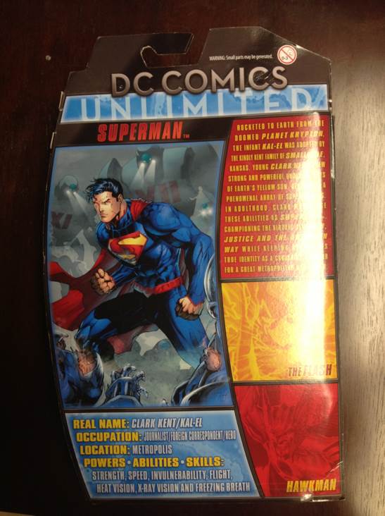 Superman - Mattel (dc comics unlimited) action figure collectible [Barcode 746775235512] - Main Image 2