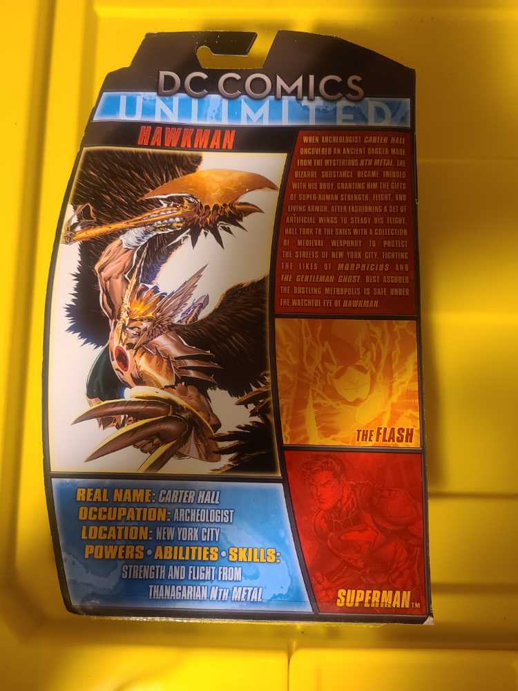 Mattel DC Comics Unlimited Hawkman (New 52) - Mattel (dc comics unlimited) action figure collectible [Barcode 746775235536] - Main Image 3