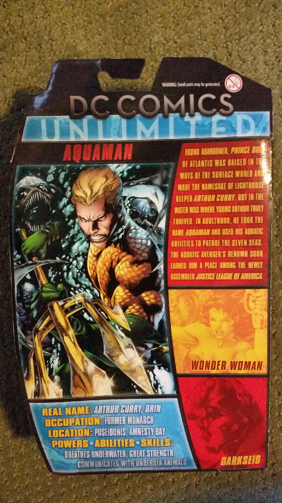 DC Aquaman - Mattel (dc comics unlimited) action figure collectible [Barcode 746775235550] - Main Image 2