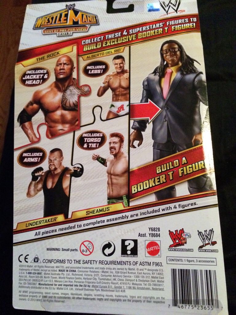 The Rock - Mattel (Wwe Best Of Pay Per View) action figure collectible [Barcode 746775236557] - Main Image 2