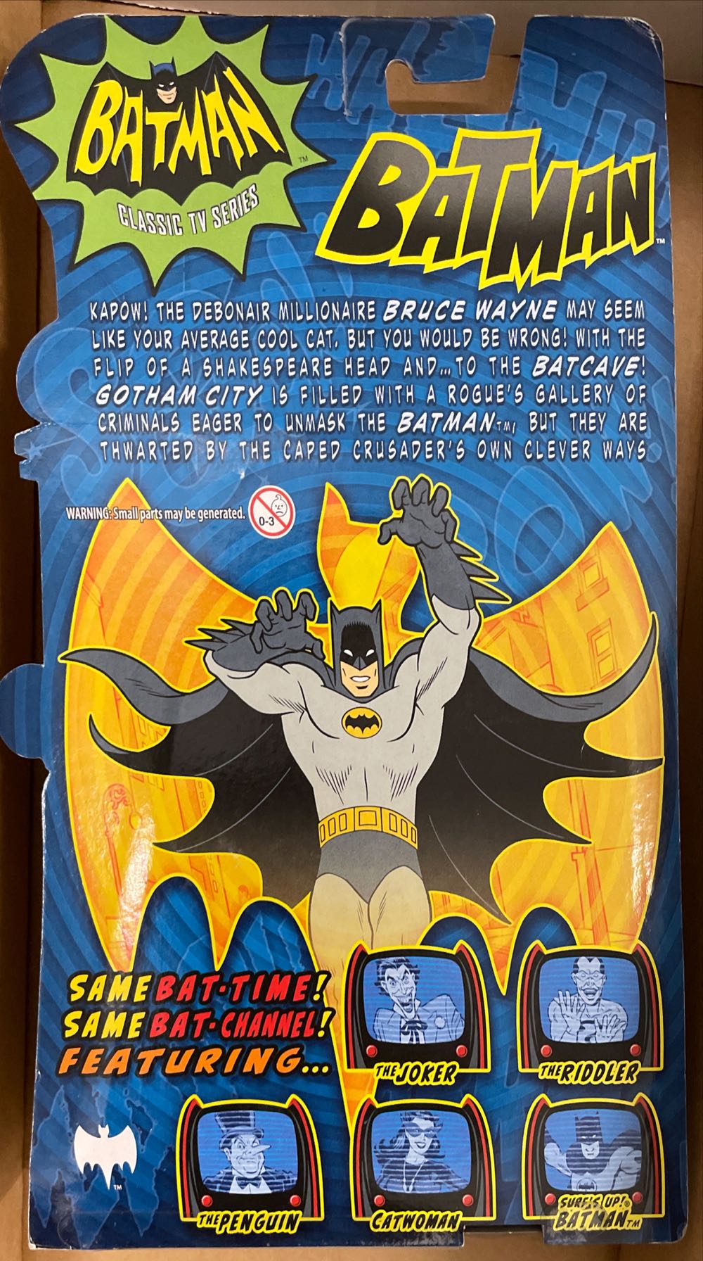 Batman - Mattel (Batman Classic Tv Series) action figure collectible [Barcode 746775261122] - Main Image 2