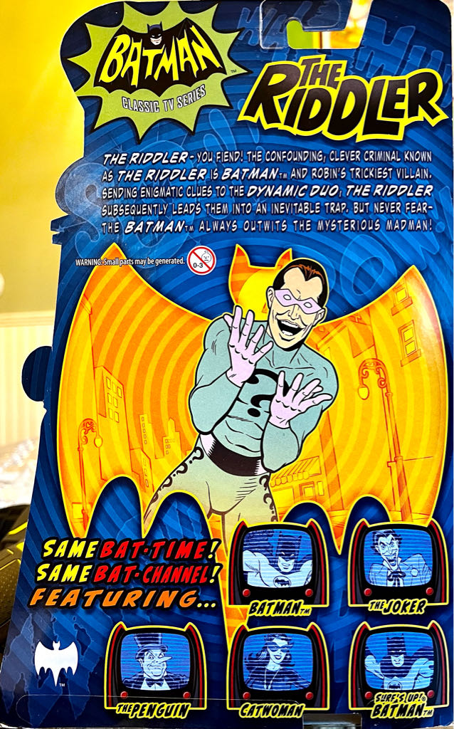 Riddler - Mattel (1966 Batman) action figure collectible [Barcode 746775261139] - Main Image 2