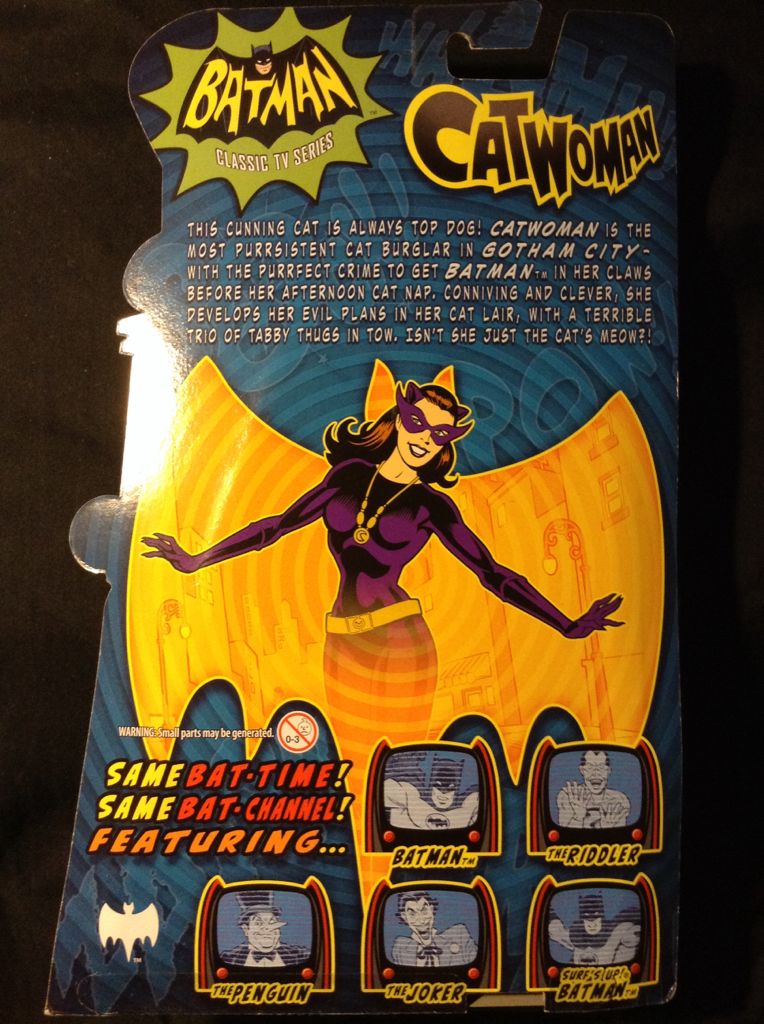 Catwoman - Selina Kyle (Batman 60s) - Mattel (Batman Classic Tv Series) action figure collectible [Barcode 746775261160] - Main Image 2