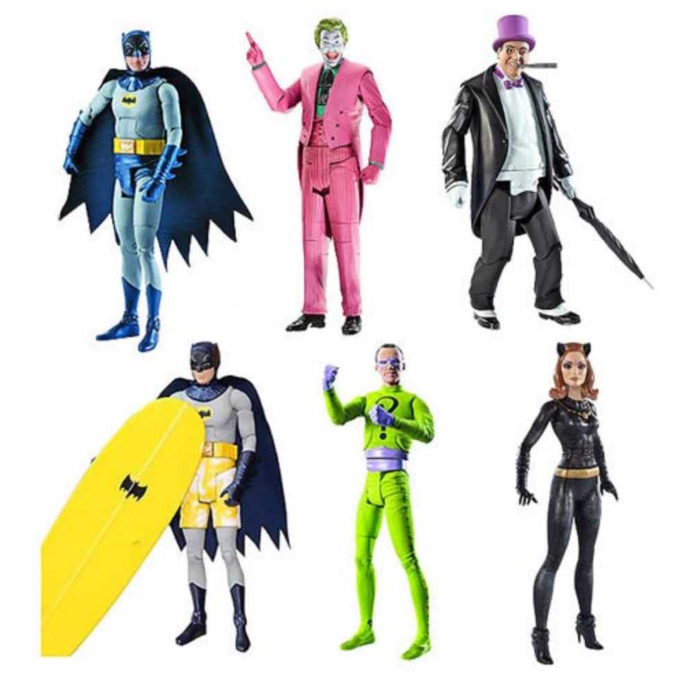 Batman Classic Series Surfing Batman 1966 - Mattel (1966 Batman) action figure collectible [Barcode 746775261177] - Main Image 4