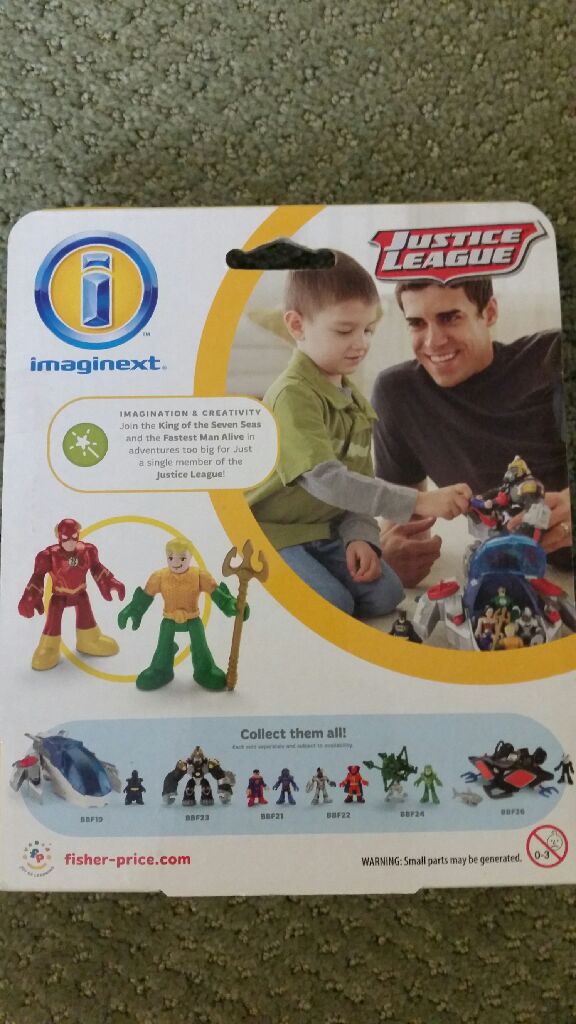 Aquaman & The Flash - Fisher Price (Imaginext) action figure collectible [Barcode 746775316129] - Main Image 2