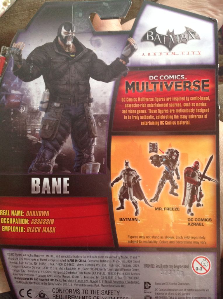 Batman Arkham Origins DC Comics Multiverse Bane - Dc Universe (DC Comics: Multiverse) action figure collectible [Barcode 746775336356] - Main Image 2
