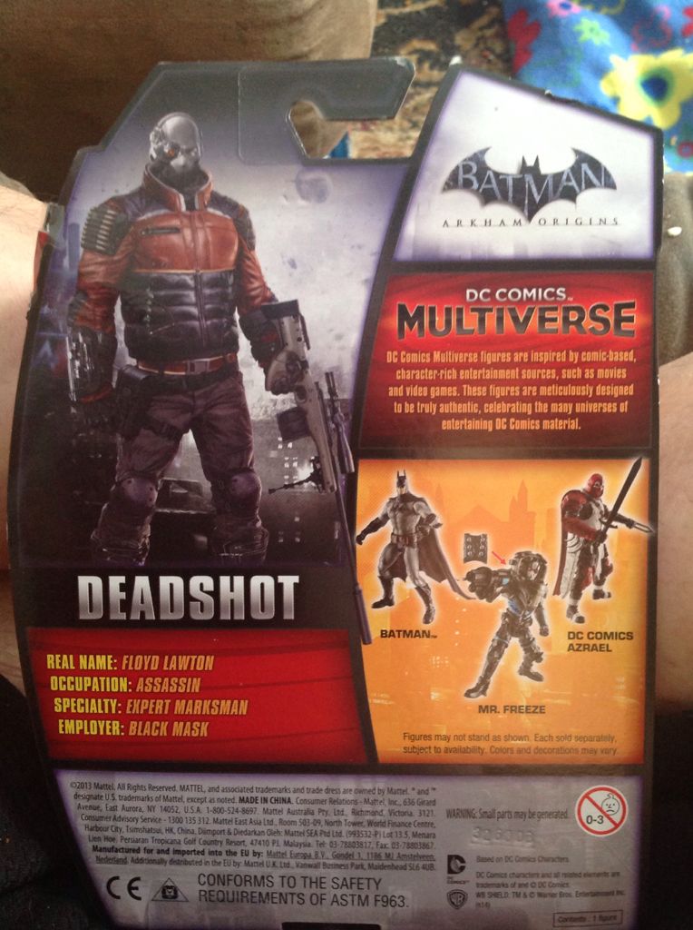 Batman Arkham Origins DC Comics Multiverse DeadShot - DC Comics (DC Multiverse) action figure collectible [Barcode 746775336363] - Main Image 2