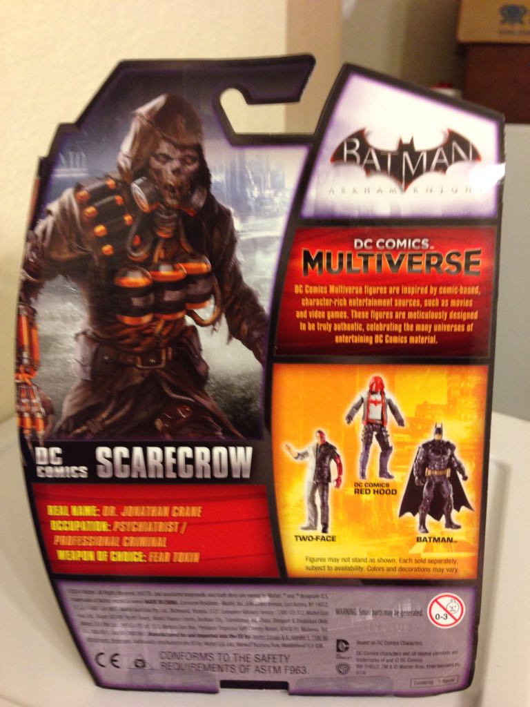 DC Comics Multiverse Arkham Knight Scarecrow - Mattel (Batman) action figure collectible [Barcode 746775336462] - Main Image 2