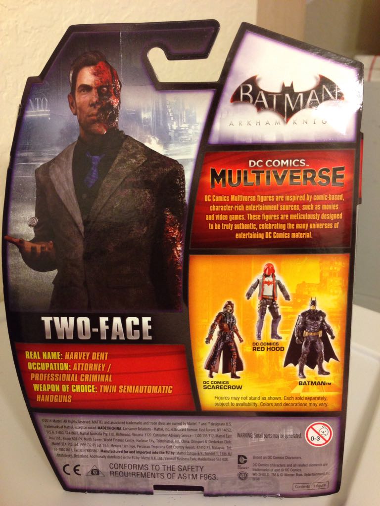 Two Face - Mattel (DC Multiverse) action figure collectible [Barcode 746775336479] - Main Image 2