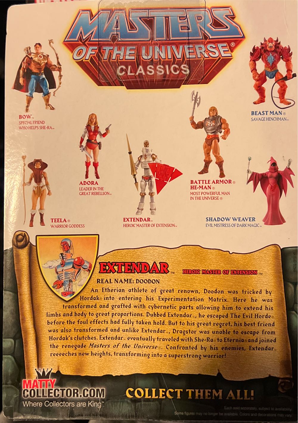 Masters Of The Universe Classics - Extendar - Mattel (Masters Of The Universe Classics) action figure collectible [Barcode 746775338381] - Main Image 3