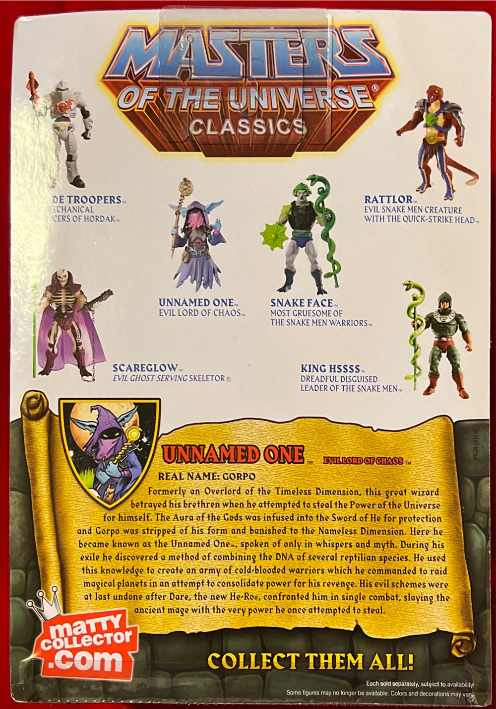 Unnamed One - Mattel (Masters of the Universe: Classics) action figure collectible [Barcode 746775338459] - Main Image 4