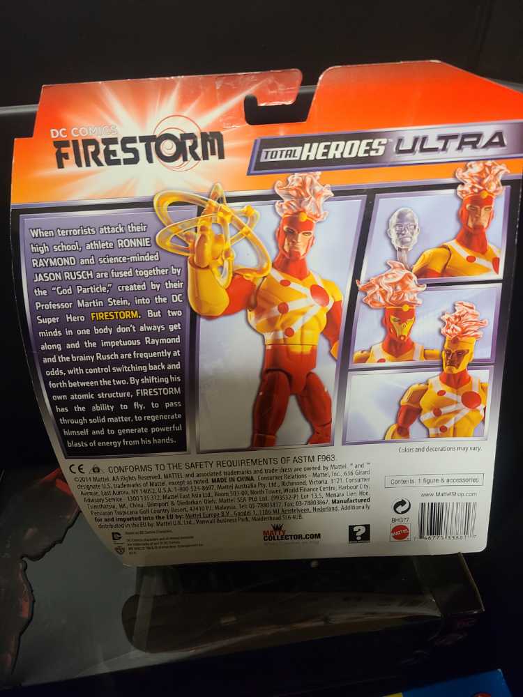 Firestorm - Mattel (Total Heroes Ultra) action figure collectible [Barcode 746775338817] - Main Image 2