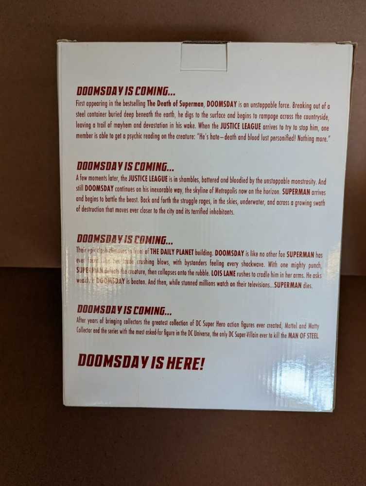 DC Universe - Signature Collection - Doomsday Unleashed (The Death of Superman) - Mattel (DC Signature Collection) action figure collectible [Barcode 746775338855] - Main Image 4