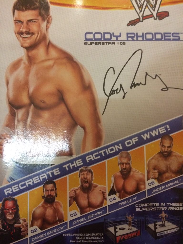 Cody Rhodes (Basic #5)  action figure collectible [Barcode 746775343415] - Main Image 2