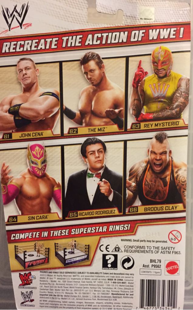 Sin Cara Superstar #64 - Mattel action figure collectible [Barcode 746775343422] - Main Image 2