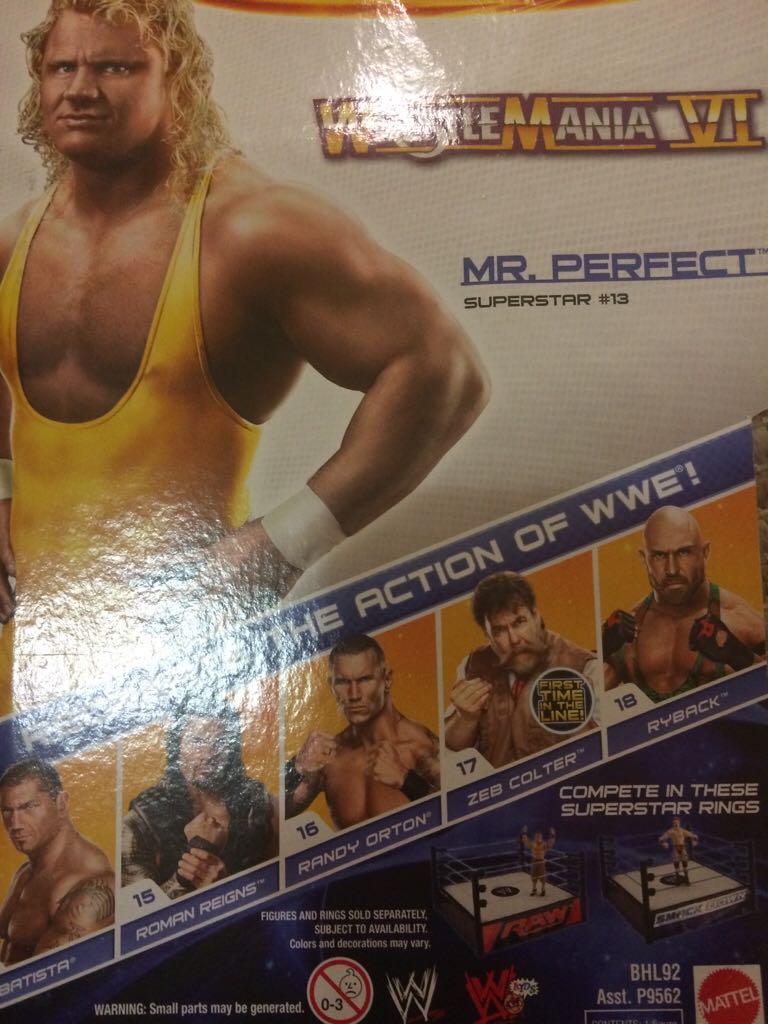 Mr. Perfect - Mattel Wwe (Wwe Wrestling) action figure collectible [Barcode 746775343552] - Main Image 2