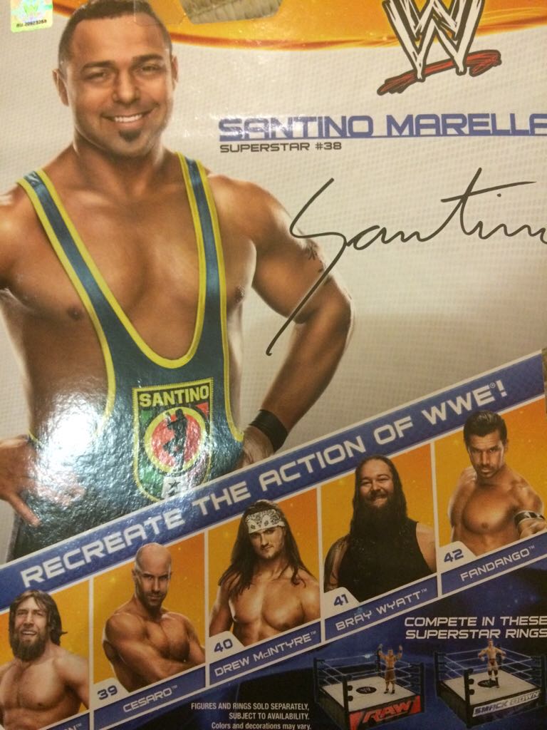 Santino Marella (2014) - Mattel (WWE Basic Series) action figure collectible [Barcode 746775343804] - Main Image 2